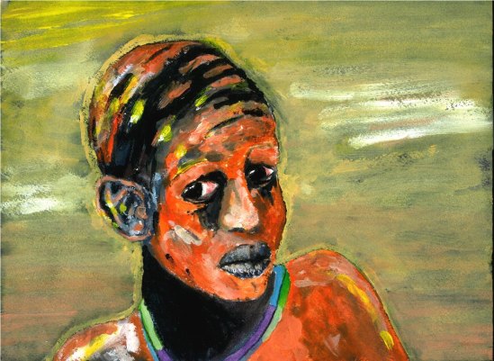 Gouache and Watercolor, 9" x 12", Arches Paper